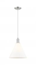 Innovations Lighting 716-1P-SN-GBC-121 - Berkshire Glass - 1 Light - 12 inch - Brushed Satin Nickel - Cord hung - Mini Pendant