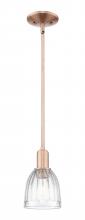 Innovations Lighting 716-1S-AC-G442 - Brookfield - 1 Light - 6 inch - Antique Copper - Stem hung - Mini Pendant