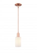 Innovations Lighting 716-1S-AC-G801 - Clymer - 1 Light - 4 inch - Antique Copper - Stem hung - Mini Pendant