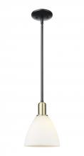 Innovations Lighting 716-1S-BAB-GBD-751 - Bristol - 1 Light - 8 inch - Black Antique Brass - Stem hung - Mini Pendant