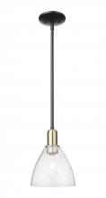 Innovations Lighting 716-1S-BAB-GBD-754 - Bristol - 1 Light - 8 inch - Black Antique Brass - Stem hung - Mini Pendant