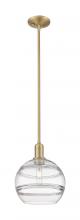 Innovations Lighting 716-1S-BB-G556-10CL - Rochester - 1 Light - 10 inch - Brushed Brass - Stem hung - Mini Pendant