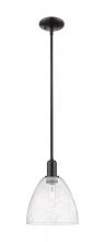 Innovations Lighting 716-1S-BK-GBD-94 - Bristol - 1 Light - 9 inch - Matte Black - Stem hung - Mini Pendant