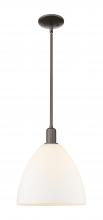 Innovations Lighting 716-1S-OB-GBC-121 - Berkshire Glass - 1 Light - 12 inch - Oil Rubbed Bronze - Stem hung - Mini Pendant