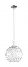 Innovations Lighting 716-1S-PN-G1215-12 - Athens Water Glass - 1 Light - 12 inch - Polished Nickel - Stem hung - Mini Pendant