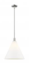 Innovations Lighting 716-1S-PN-GBC-161 - Berkshire Glass - 1 Light - 16 inch - Polished Nickel - Stem hung - Mini Pendant