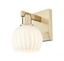 Innovations Lighting 716-1W-CB-G1217-6WV - White Venetian - 1 Light - 6 inch - Champagne Bronze - Sconce