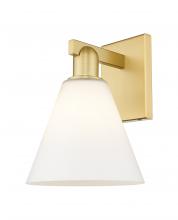 Innovations Lighting 716-1W-SG-GBC-81 - Berkshire Glass - 1 Light - 8 inch - Satin Gold - Sconce