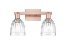Innovations Lighting 716-2W-AC-G442 - Brookfield - 2 Light - 17 inch - Antique Copper - Bath Vanity Light