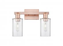 Innovations Lighting 716-2W-AC-G802 - Clymer - 2 Light - 15 inch - Antique Copper - Bath Vanity Light