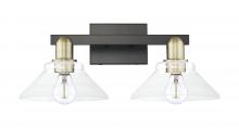 Innovations Lighting 716-2W-BAB-G132 - Orwell - 2 Light - 19 inch - Black Antique Brass - Bath Vanity Light