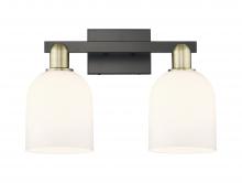 Innovations Lighting 716-2W-BAB-G558-6GWH - Bella - 2 Light - 17 inch - Black Antique Brass - Bath Vanity Light