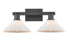 Innovations Lighting 716-2W-BK-G131 - Orwell - 2 Light - 19 inch - Matte Black - Bath Vanity Light