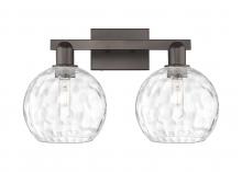 Innovations Lighting 716-2W-OB-G1215-8 - Athens Water Glass - 2 Light - 19 inch - Oil Rubbed Bronze - Bath Vanity Light