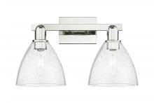 Innovations Lighting 716-2W-PN-GBD-754 - Bristol - 2 Light - 19 inch - Polished Nickel - Bath Vanity Light