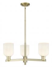 Innovations Lighting 716-3CR-AB-G559-5GWH - Bridal Veil - 3 Light - 18 inch - Antique Brass - Pendant