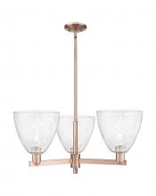 Innovations Lighting 716-3CR-AC-GBD-94 - Bristol - 3 Light - 31 inch - Antique Copper - Stem hung - Pendant