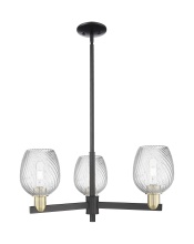 Innovations Lighting 716-3CR-BAB-G292 - Salina - 3 Light - 28 inch - Black Antique Brass - Stem hung - Pendant