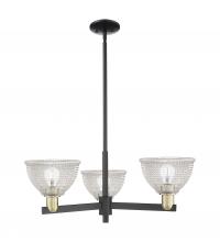 Innovations Lighting 716-3CR-BAB-G422 - Arietta - 3 Light - 30 inch - Black Antique Brass - Stem hung - Pendant