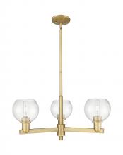 Innovations Lighting 716-3CR-BB-G124-6 - Athens - 3 Light - 28 inch - Brushed Brass - Stem hung - Pendant