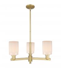 Innovations Lighting 716-3CR-BB-G341 - Hadley - 3 Light - 26 inch - Brushed Brass - Stem hung - Pendant