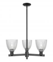 Innovations Lighting 716-3CR-BK-G382 - Castile - 3 Light - 28 inch - Matte Black - Stem hung - Pendant