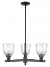 Innovations Lighting 716-3CR-BK-G442 - Brookfield - 3 Light - 28 inch - Matte Black - Stem hung - Pendant