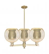 Innovations Lighting 716-3CR-CB-G128-10 - Athens - 3 Light - 32 inch - Champagne Bronze - Stem hung - Pendant