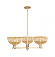 Innovations Lighting 716-3CR-CB-NBD2-9-NAT - Bristol Natural II - 3 Light - 31 inch - Champagne Bronze - Stem hung - Pendant