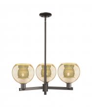 Innovations Lighting 716-3CR-OB-G128-8 - Athens - 3 Light - 30 inch - Oil Rubbed Bronze - Stem hung - Pendant