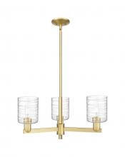 Innovations Lighting 716-3CR-SG-G1113 - Cobbleskill - 3 Light - 27 inch - Satin Gold - Stem hung - Pendant