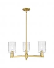 Innovations Lighting 716-3CR-SG-G342 - Hadley - 3 Light - 26 inch - Satin Gold - Stem hung - Pendant