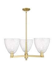 Innovations Lighting 716-3CR-SG-GBD-94 - Bristol - 3 Light - 31 inch - Satin Gold - Stem hung - Pendant