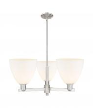 Innovations Lighting 716-3CR-SN-GBD-91 - Bristol - 3 Light - 31 inch - Satin Nickel - Stem hung - Pendant