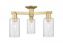 Innovations Lighting 716-3F-BB-G804 - Clymer - 3 Light - 21 inch - Brushed Brass - Semi-Flush Mount