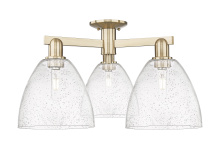 Innovations Lighting 716-3F-CB-GBD-94 - Bristol - 3 Light - 27 inch - Champagne Bronze - Semi-Flush Mount