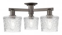 Innovations Lighting 716-3F-OB-G402 - Niagara - 3 Light - 24 inch - Oil Rubbed Bronze - Semi-Flush Mount