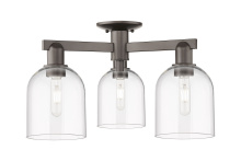 Innovations Lighting 716-3F-OB-G558-6CL - Bella - 3 Light - 23 inch - Oil Rubbed Bronze - Semi-Flush Mount