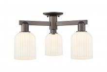 Innovations Lighting 716-3F-OB-G559-5GWH - Bridal Veil - 3 Light - 6 inch - Oil Rubbed Bronze - Semi-Flush Mount