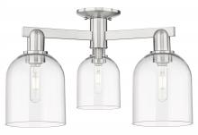 Innovations Lighting 716-3F-SN-G558-6CL - Bella - 3 Light - 23 inch - Brushed Satin Nickel - Semi-Flush Mount