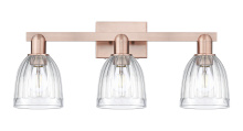 Innovations Lighting 716-3W-AC-G442 - Brookfield - 3 Light - 25 inch - Antique Copper - Bath Vanity Light