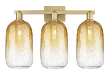 Innovations Lighting 716-3W-BB-G482-7AM - Brookhaven Cloche - 3 Light - 26 inch - Brushed Brass - Bath Vanity Light