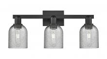 Innovations Lighting 716-3W-BK-G257 - Caledonia - 3 Light - 24 inch - Matte Black - Bath Vanity Light