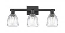Innovations Lighting 716-3W-BK-G442 - Brookfield - 3 Light - 25 inch - Matte Black - Bath Vanity Light