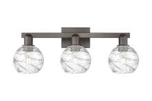 Innovations Lighting 716-3W-OB-G1213-6CL - Athens Deco Swirl - 3 Light - 26 inch - Oil Rubbed Bronze - Bath Vanity Light