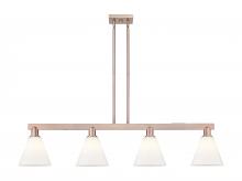 Innovations Lighting 716-4I-AC-GBC-81 - Berkshire Glass - 4 Light - 51 inch - Antique Copper - Stem hung - Island Light