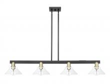 Innovations Lighting 716-4I-BAB-G132 - Orwell - 4 Light - 51 inch - Black Antique Brass - Stem hung - Island Light
