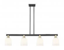 Innovations Lighting 716-4I-BAB-G558-6GWH - Bella - 4 Light - 48 inch - Black Antique Brass - Stem hung - Island Light