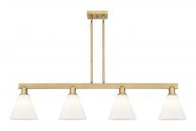 Innovations Lighting 716-4I-BB-GBC-81 - Berkshire Glass - 4 Light - 51 inch - Brushed Brass - Stem hung - Island Light