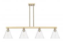 Innovations Lighting 716-4I-CB-GBC-82 - Berkshire Glass - 4 Light - 51 inch - Champagne Bronze - Stem hung - Island Light